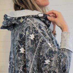 Boho sweater poncho!